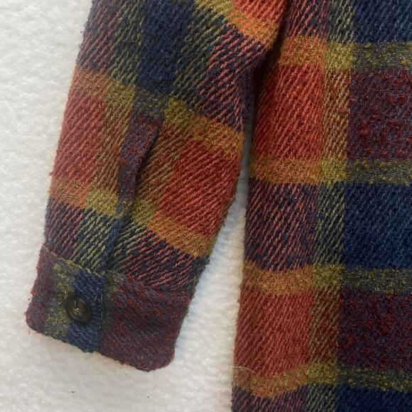 Sundance Jacket Womens Medium Legacy Plaid Catalog Chore Wool Shacket Outdoor - Picture 7 of 10